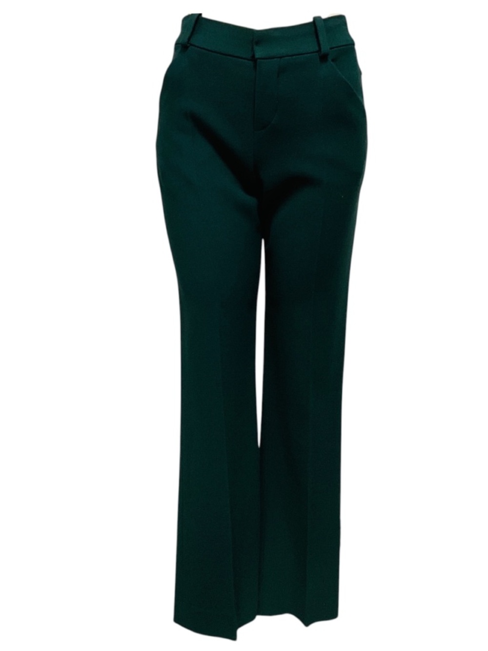 Chloe Lightless Green Wool Trouser Pants